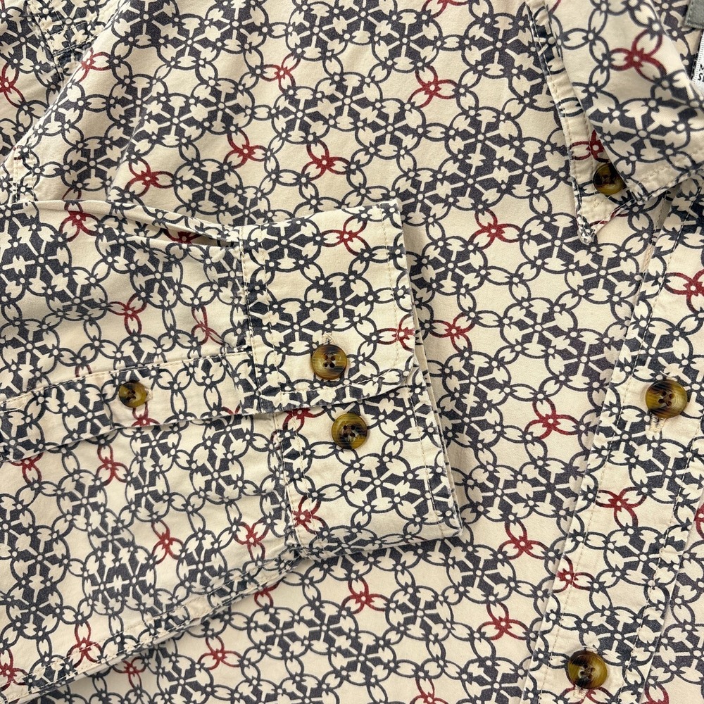 Territory Ahead Shirt Mens XL Button Down Cowboy Western Barbed Wire Pattern VTG - Picture 3 of 11